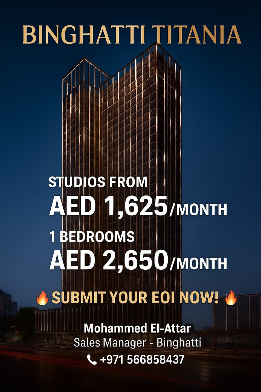 Binghatti Titania Location